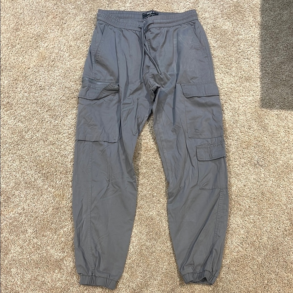 Men's Gray Cargo Pants